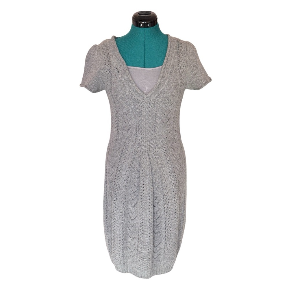 NWOT Elegant Anthropologie Sleeping on the Snow Sweater Dress - Picture 8 of 14